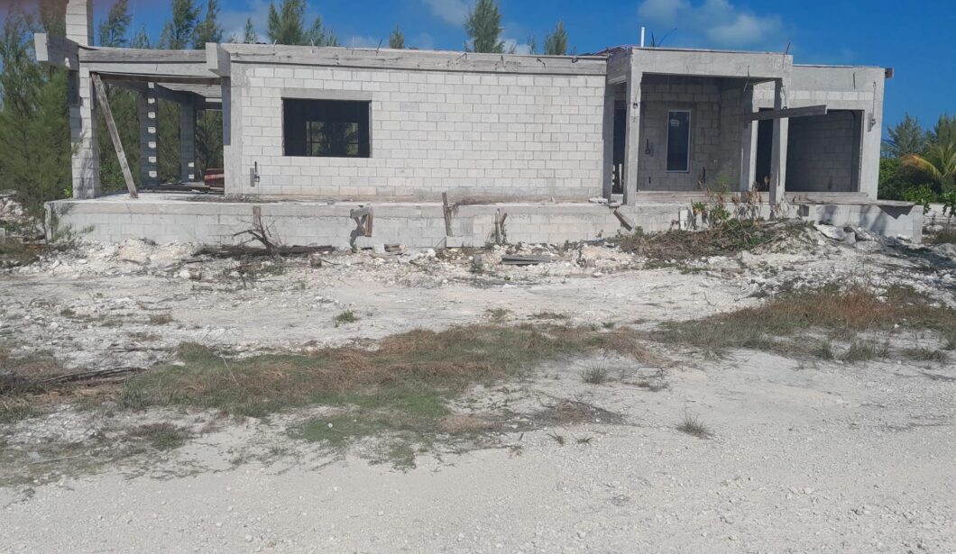 19193C1676998410246 Incomplete Home in Abaco with Beach Views