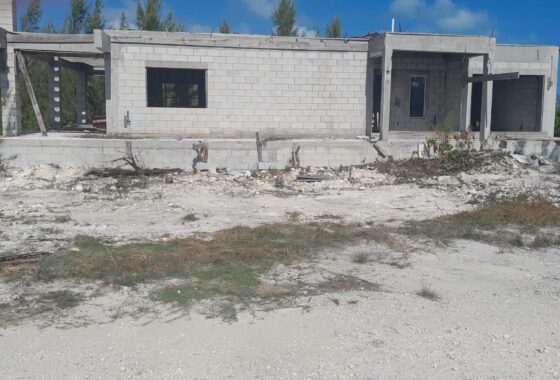 19193C1676998410246 Incomplete Home in Abaco with Beach Views